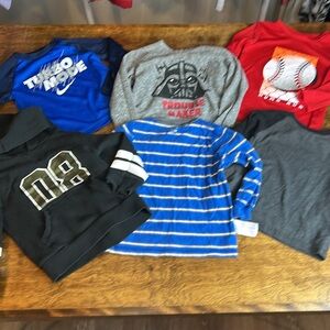 2T boys long sleeve‎ shirt, shirts. 6Total